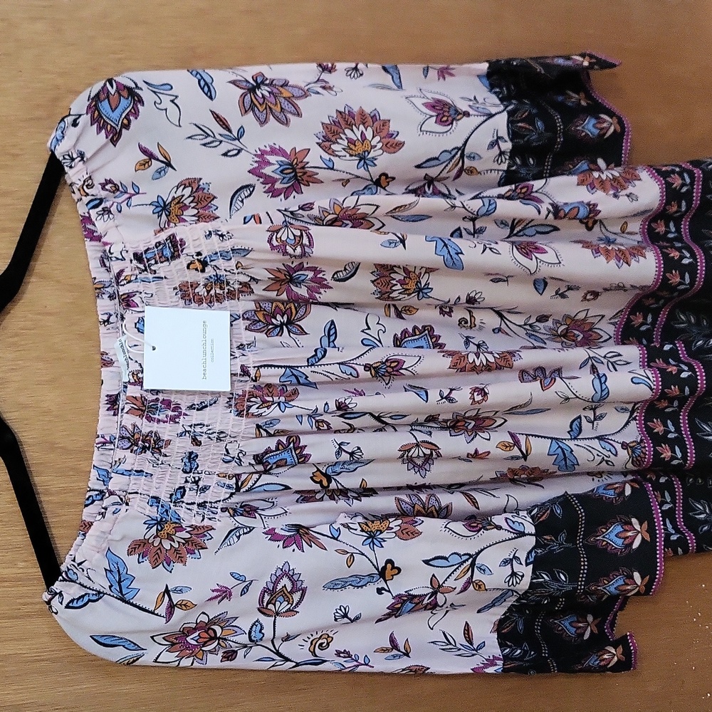 Beachlunchlounge Ellora Nordstrom pff shoulder Boho blouse.  Oversized Small